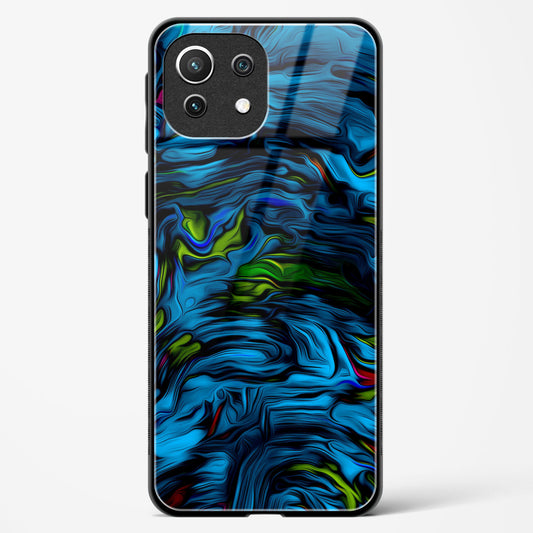 Aquatic Blue - Xiaomi 11 Lite NE 5G Glass Gripper Case