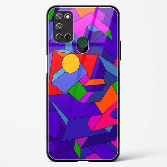 Geometric Chroma  - Realme 7i Glass Gripper Case