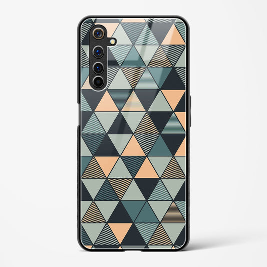 Triangle Mosaic - Realme 6s Glass Gripper Case