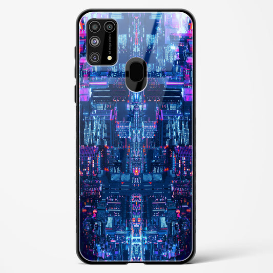 City Glitch - Samsung Galaxy M31 Glass Gripper Case