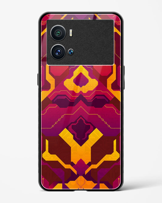 Pink Fusion - Vivo iQOO9 Pro 5G Glass Gripper Case