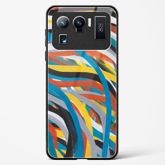 colorful stroke pattern - Mi 11 Ultra Glass Gripper Case