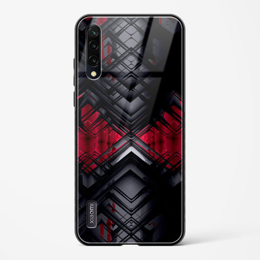 Red Eclipse - Mi A3 Glass Gripper Case