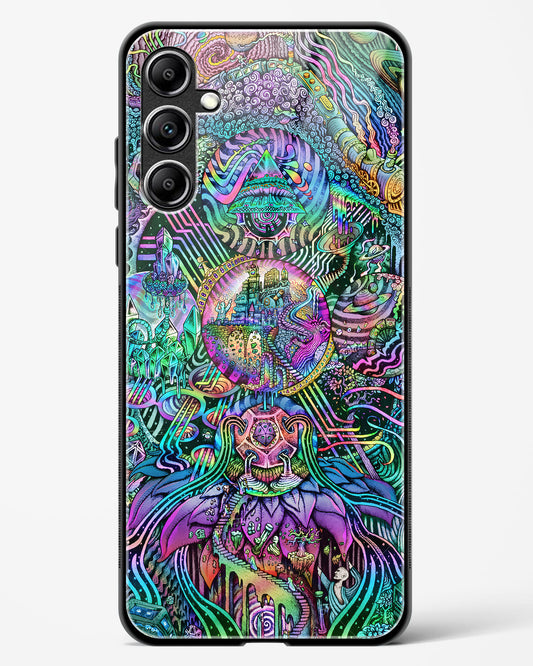 Trippy Galaxy - Samsung Galaxy F54 5G Glass Gripper Case