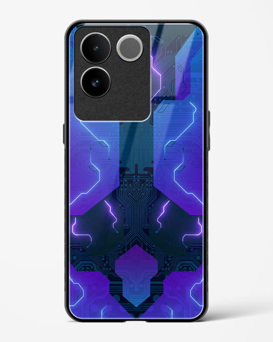 Electric Blueburst - Vivo iQOO Z7 Pro 5G Glass Gripper Case