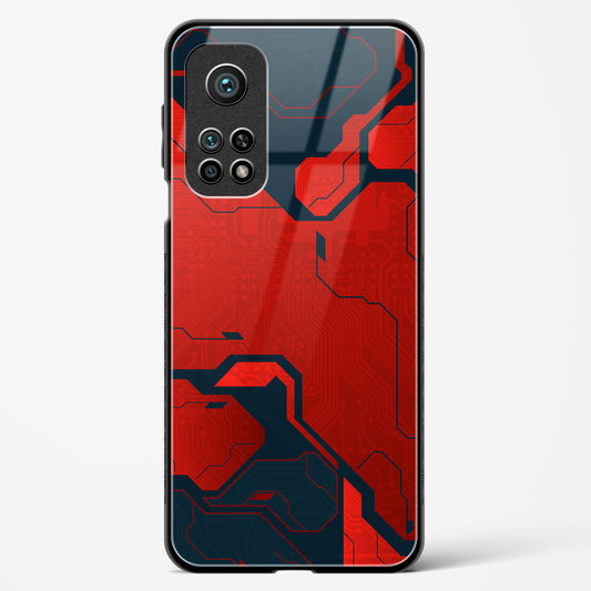 Sanguine Surge - Mi 10T Pro Glass Gripper Case