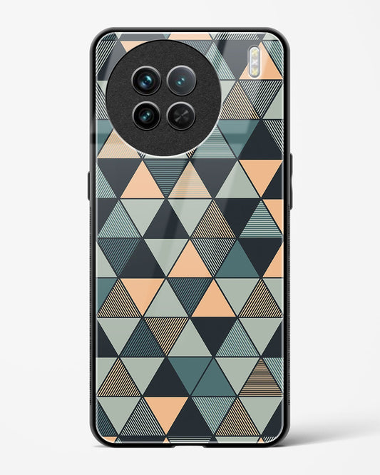 Triangle Mosaic - Vivo X90 Glass Gripper Case