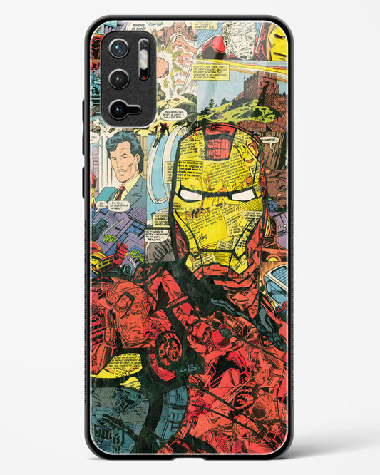 Iron Love - Redmi Note 10T 5G Glass Gripper Case