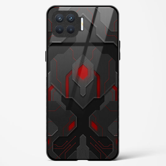 Obsidian Inferno - Oppo A73 Glass Gripper Case