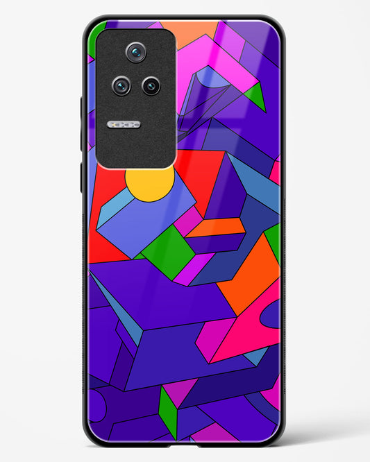 Geometric Chroma - POCO F4 5G Glass Gripper Case