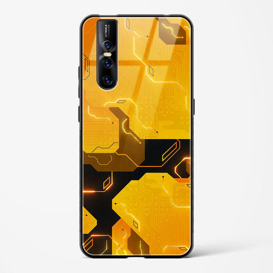 Solar Flare - Vivo V15 Pro Glass Gripper Case