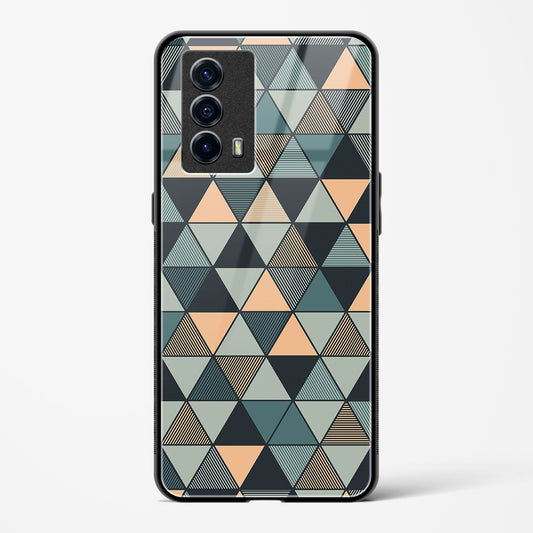 Triangle Mosaic - Vivo iQOO Z5 Glass Gripper Case