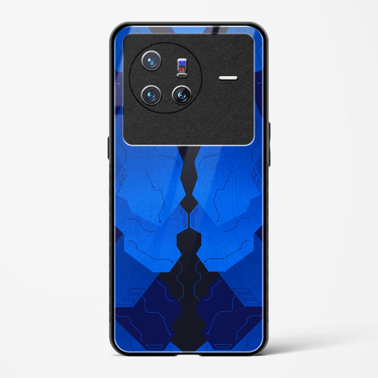 Blue Blitz - Vivo X80 5G Glass Gripper Case