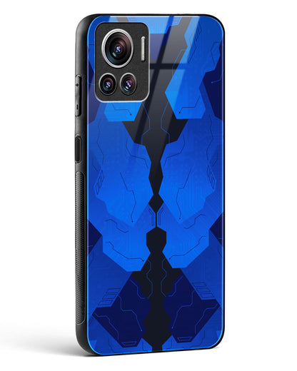 Blue Blitz - Motorola Edge 30 Ultra Glass Gripper Case