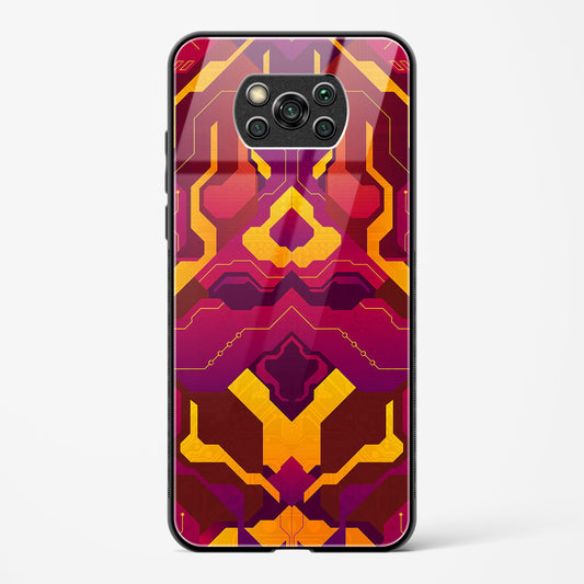 Pink Fusion - POCO X3 Pro Glass Gripper Case