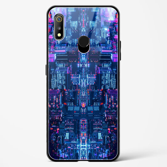 City Glitch - Realme 3 Glass Gripper Case