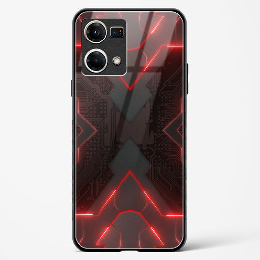 Red Horizon - Oppo F21 Pro 4G Glass Gripper Case