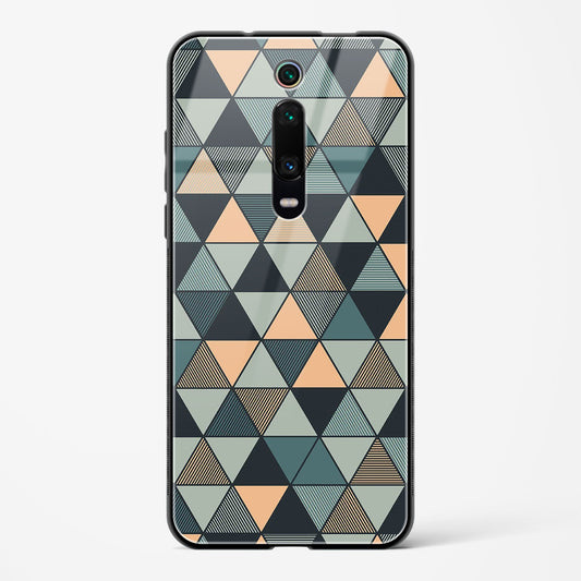 Triangle Mosaic - Redmi K20 Glass Gripper Case