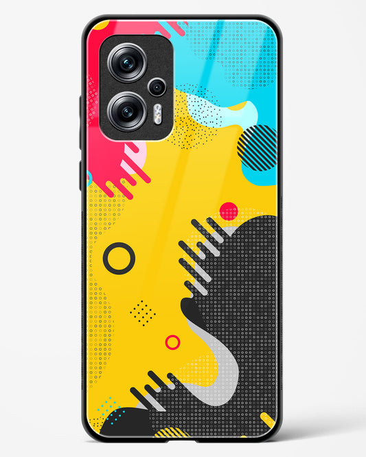 Boho Abstract - Redmi K50i Glass Gripper Case