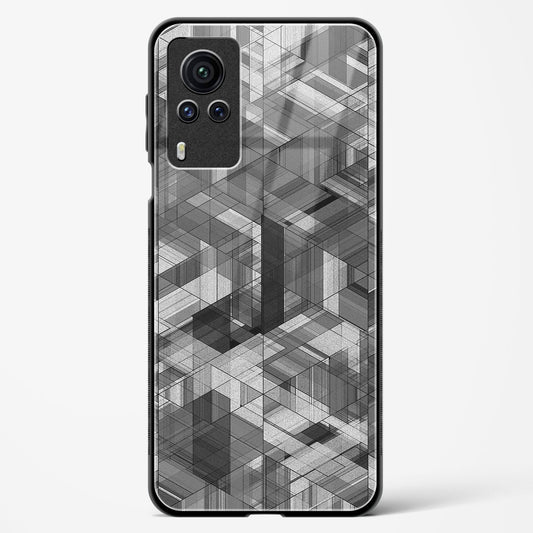 Black Diamond Grid - Vivo X60 Pro Glass Gripper Case