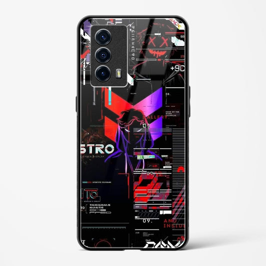 Cyber Boy Red - Vivo iQOO Z5 Glass Gripper Case