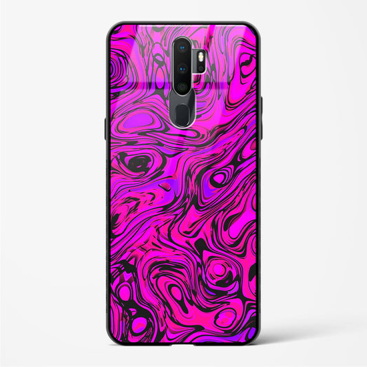 Colourful Liquid Vector - Oppo A9 2020 Glass Gripper Case