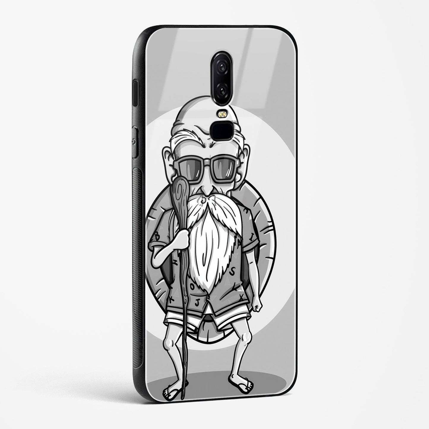 Turtle Hermit OnePlus OnePlus 6 Glass Gripper Case