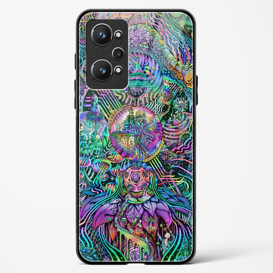 Trippy Galaxy  - Realme GT2 Pro Glass Gripper Case