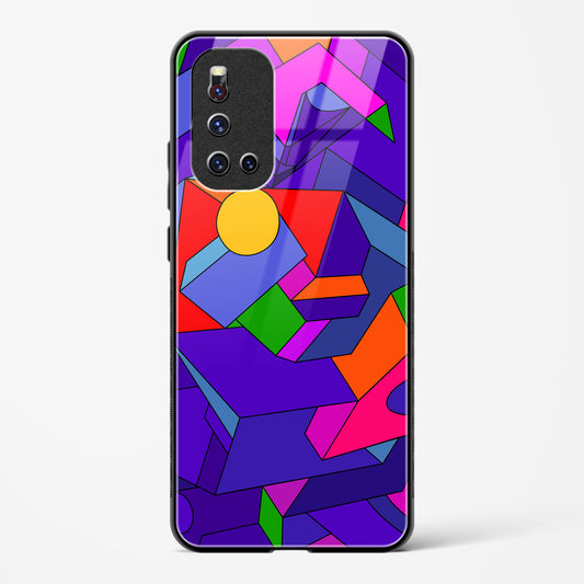 Geometric Chroma  - Vivo V19 Glass Gripper Case