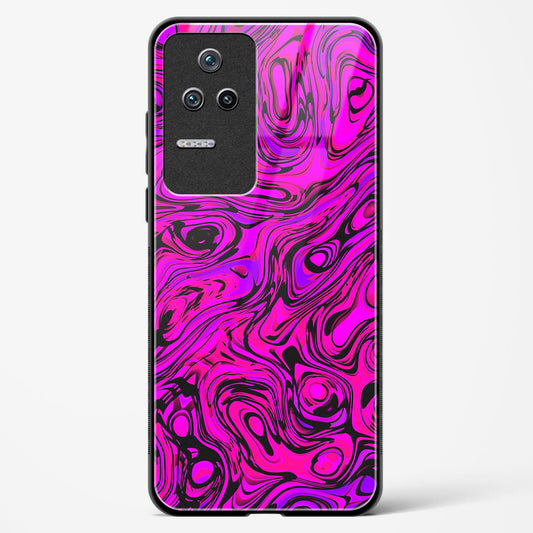 Colourful Liquid Vector - Redmi K40S Glass Gripper Case