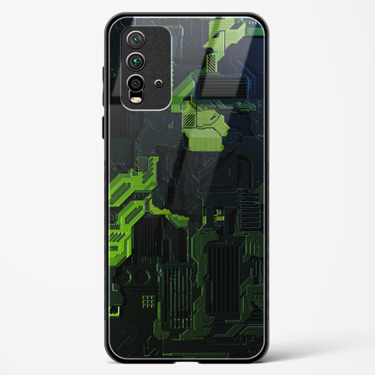 Shadowed Jade - Redmi 9 Power Glass Gripper Case