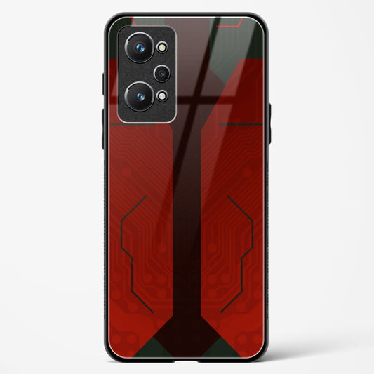 Scarlet Sentinel - Realme GT2 Pro Glass Gripper Case