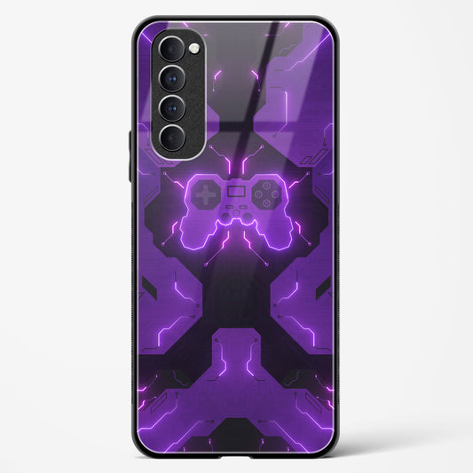 Violet Vortex - Oppo Reno 4 Pro Glass Gripper Case