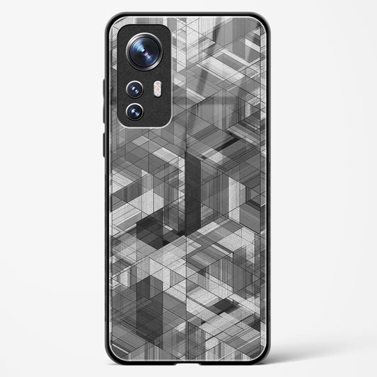 Black Diamond Grid - Xiaomi 12 Pro 5G Glass Gripper Case