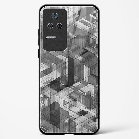 Black Diamond Grid - Redmi K50 Glass Gripper Case