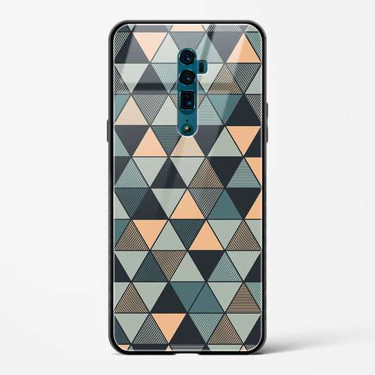 Triangle Mosaic - Oppo Reno 10X Zoom Glass Gripper Case