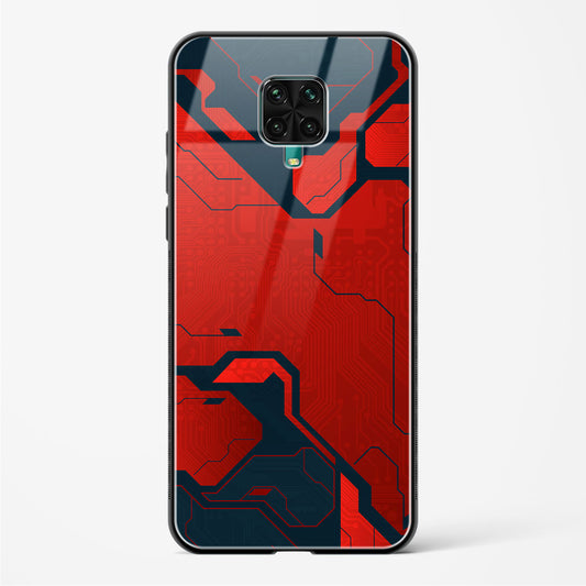 Sanguine Surge - POCO M2 Pro Glass Gripper Case