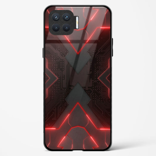 Red Horizon - Oppo A73 Glass Gripper Case