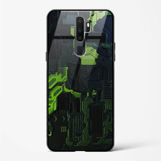 Shadowed Jade - Oppo A11x Glass Gripper Case