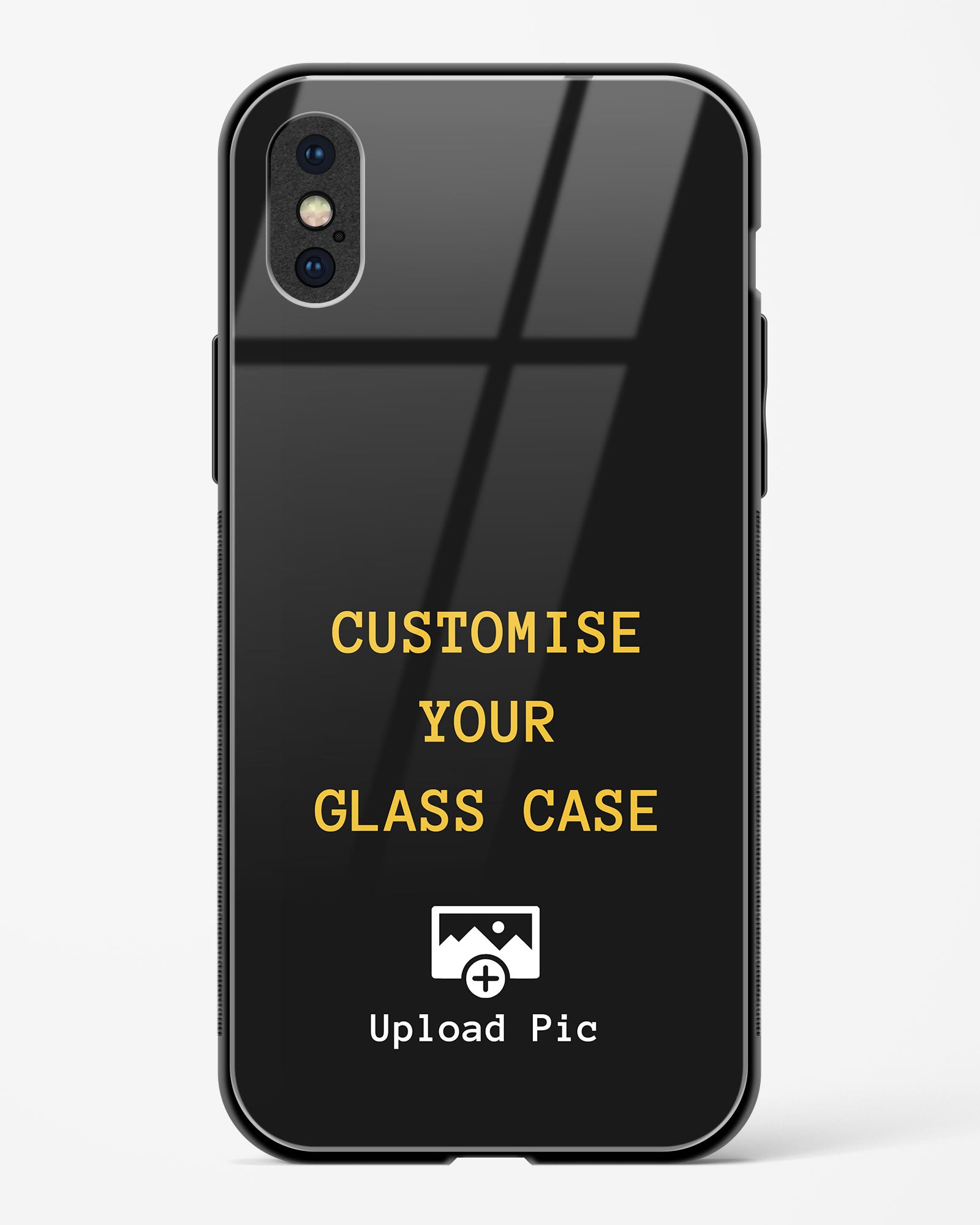 Customizable - iPhone X Glass Gripper Case