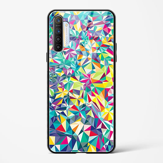 colorful geometric abstract - Realme X2 Glass Gripper Case