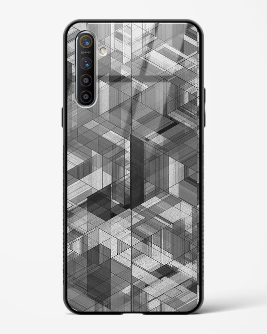 Black Diamond Grid - Realme XT Glass Gripper Case