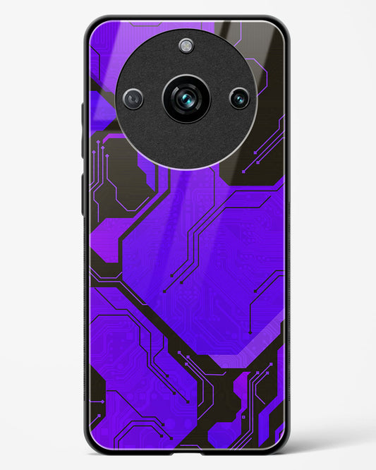 Purple Pulse - Realme 11 Pro 5G Glass Gripper Case