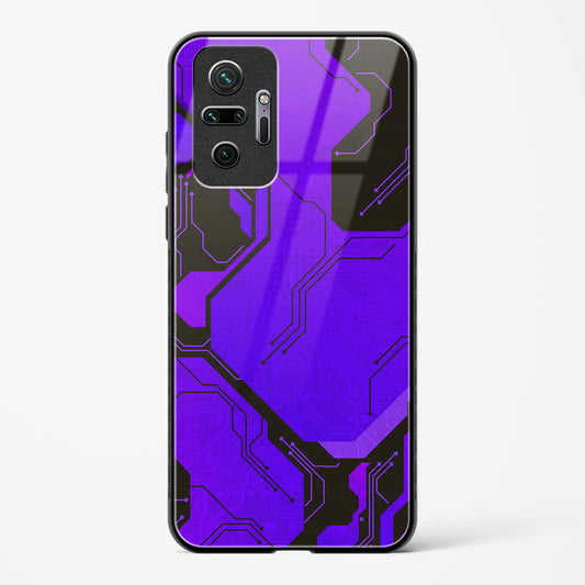 Purple Pulse - Redmi Note 10 Pro Max Glass Gripper Case