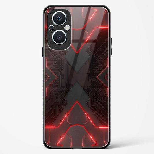 Red Horizon - Oppo F21 Pro 5G Glass Gripper Case