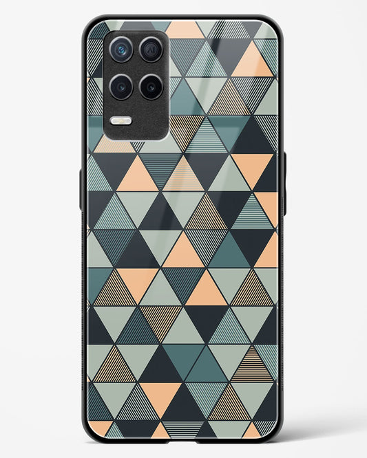 Triangle Mosaic - Realme 8s 5G Glass Gripper Case