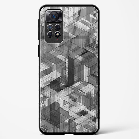 Black Diamond Grid - Redmi Note 11S Glass Gripper Case