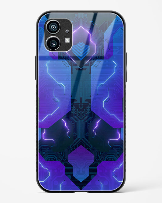 Electric Blueburst - Nothing Phone 1 Glass Gripper Case