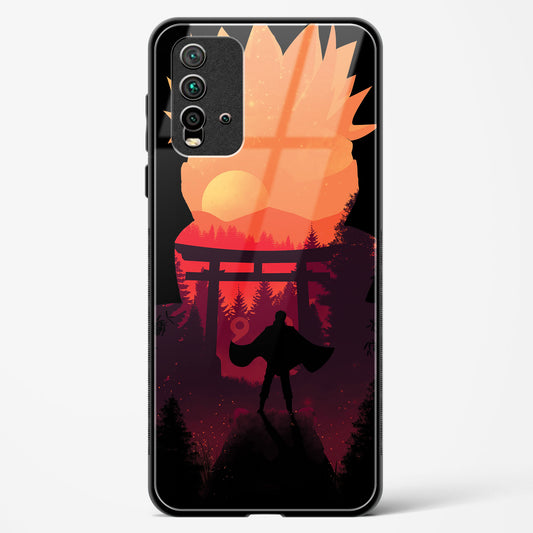 Whirlwind Whispers - Redmi 9 Prime Glass Gripper Case