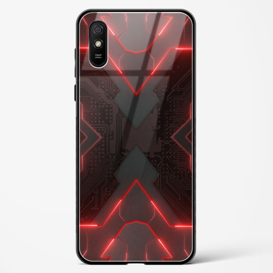 Red Horizon - Redmi 9A Glass Gripper Case